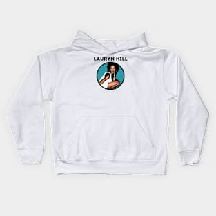 lauryn hill || blue Kids Hoodie